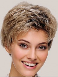 Short Straight Capless Synthetic Wigs