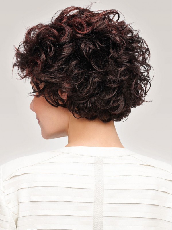 Curly Short Capless Synthetic Wigs