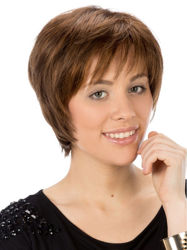 Straight Full Lace Synthetic Short Wigs