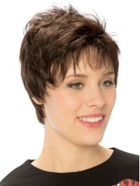 Short Straight Capless Synthetic Wigs With