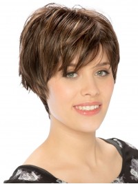 Straight Short Capless Synthetic Wig