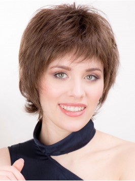 Capless Synthetic Straight Short Wigs