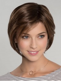 Short Straight Bob Lace Front Synthetic Wigs