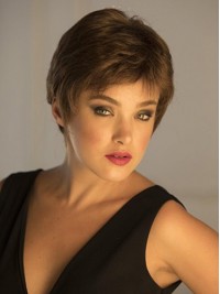 Short Straight Lace Front Synthetic Wigs