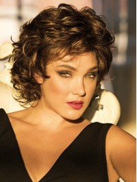 Short Curly Capless Synthetic Wigs