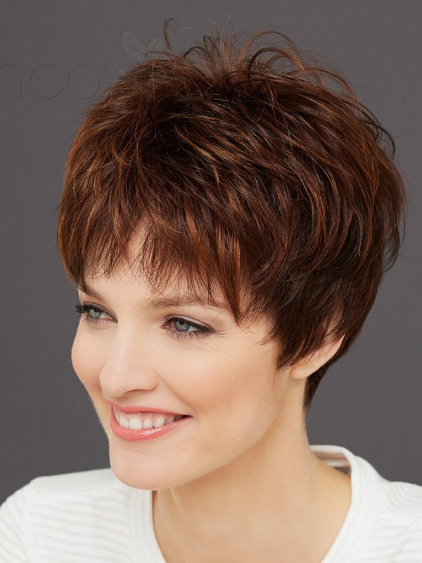Short Straight Synthetic Capless Wigs