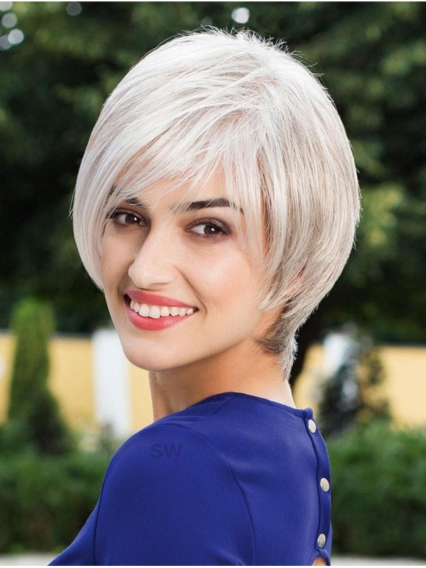 Straight Short Bob Synthetic Capless Wigs