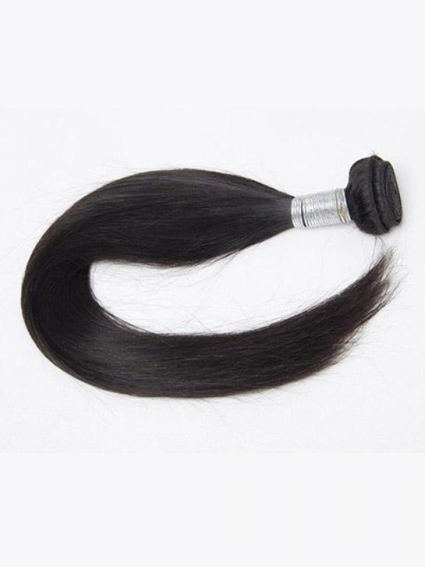 1 Bundle Virgin Straight Weave Weft Human Hair Extensions