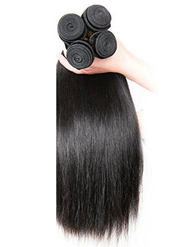 1 Bundle Virgin Straight Weave Weft Human Hair Extensions