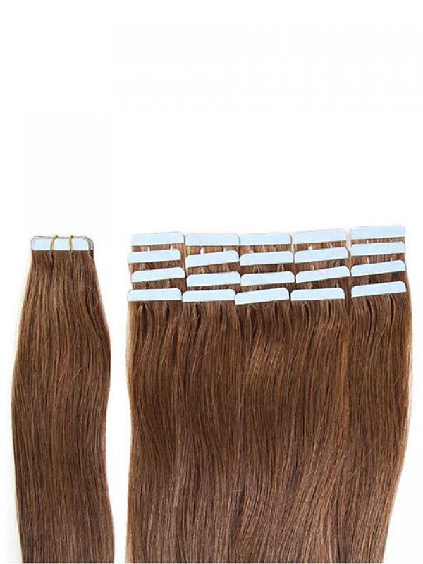 20pcs Skin Weft Tape in Straight Human Hair Extensions