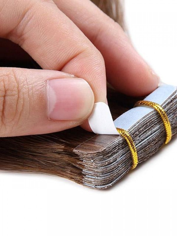 20pcs Skin Weft Tape in Straight Human Hair Extensions