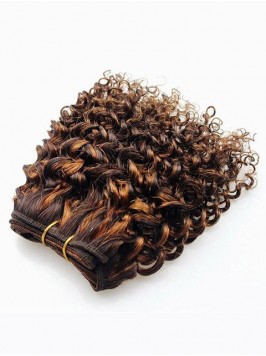 Kinky Curly 8 Inch Short Brazilian Bob Weave Weft ...