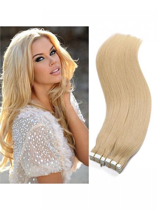 100% Remy Hair Straight Skin Weft Tape Hair Extensions