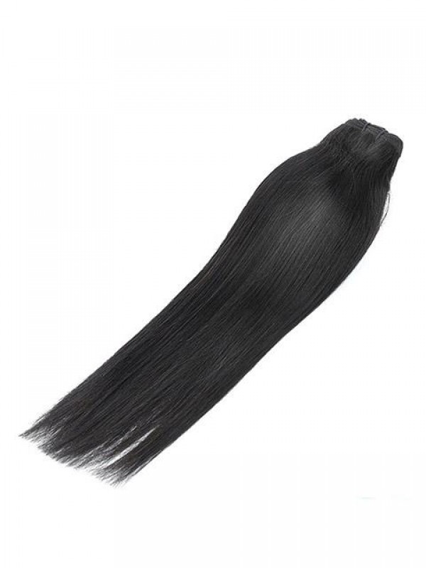 16" 100g/Bundle Women's Silky Straight Virgin Human Hair Weave Weft Extensions