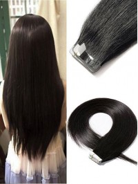 20pcs Long Straight Silky 100% Remy Human Hair Extensions