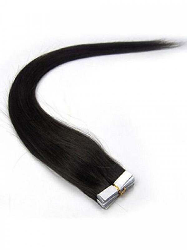 20pcs Long Straight Silky 100% Remy Human Hair Extensions