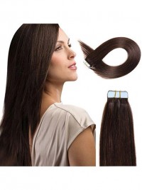 20pcs Tape In Slilky Straight Seamless Skin Weft Human Hair Extensions