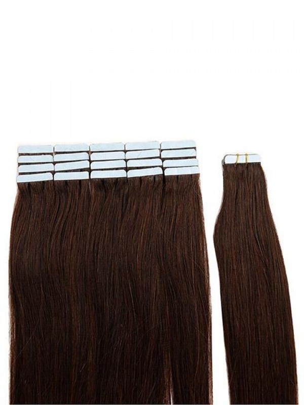 20pcs Tape In Slilky Straight Seamless Skin Weft Human Hair Extensions