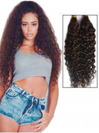 Mongolian Virgin Hair Deep Curly Bulk Hair Weaving For Braiding 100g Per Bundle