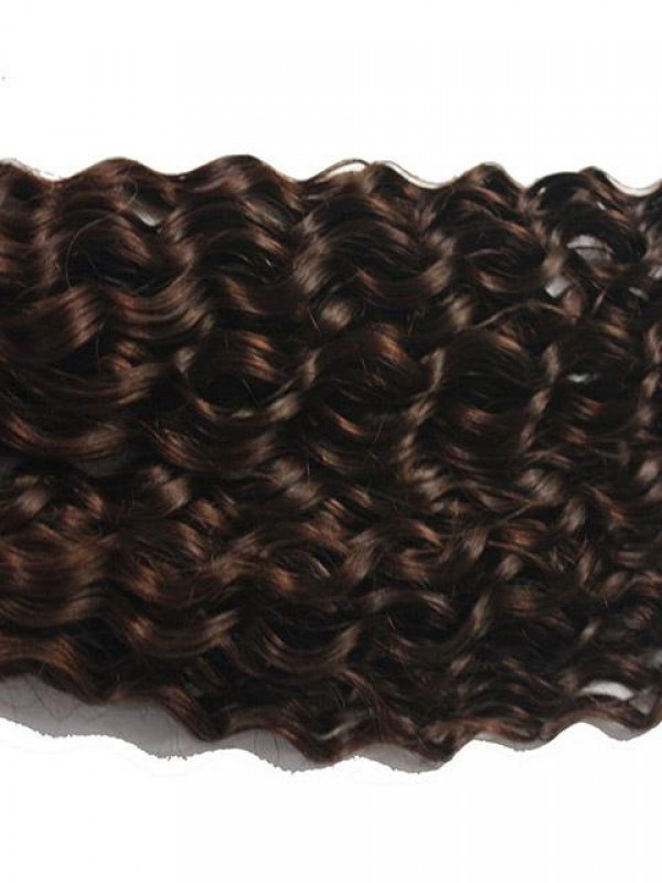 Mongolian Virgin Hair Deep Curly Bulk Hair Weaving For Braiding 100g Per Bundle