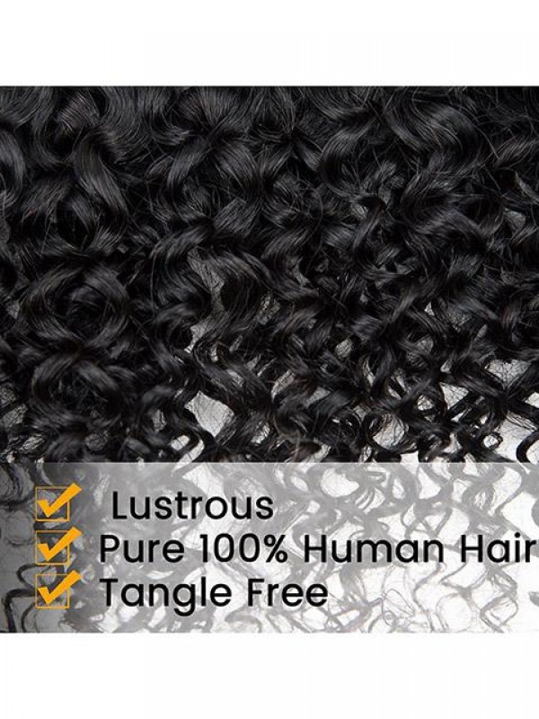 3 Bundles 100% Real Human Hair Weft Extensions Jerry Curl Weft Extensions