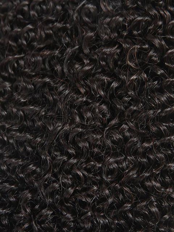 3 Bundles Medium Afro Kinkys Curly Hair Weft Extensions for Black Women