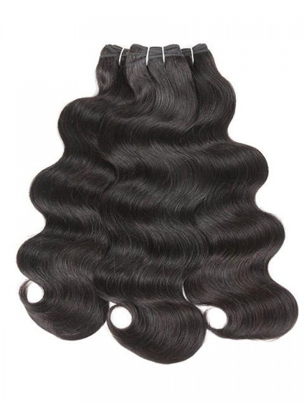 3 Bundles of Short Body Wave Hair Extensions for Black Women