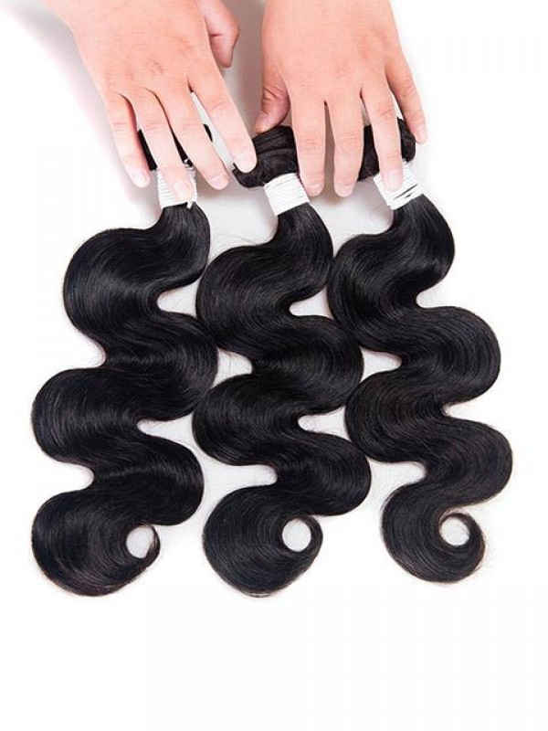 3 Bundles Virgin Hair Body Wave Human Hair Weaves