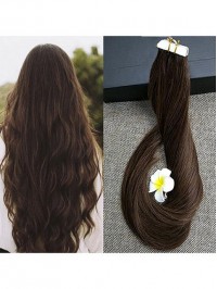Full Hair 20" Remy Seamless Tape Skin Weft Human Hair Extensions