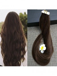 Full Hair 20" Remy Seamless Tape Skin Weft Human Hair Extensions