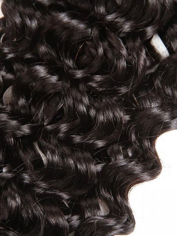 Sleek 4 Bundles Long Jerry Curl Weave Human Hair Extensions