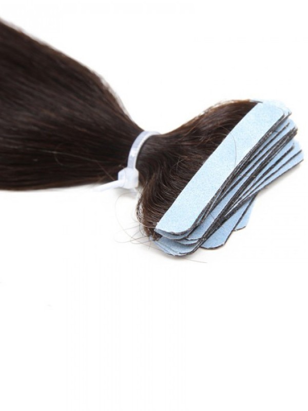 20pcs 50g Straight Tape In Hair Extensions Ombre 100% Virgin Hair