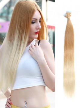20pcs 50g Ombre Straight Tape In Hair Extensions