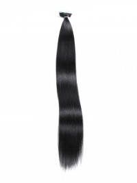 20pcs 50g Straight Tape In Hair Extensions Jet Black 100% Virgin Hair