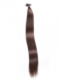 20pcs 50g Straight Tape In Hair ExtensionsDark Brown 100% Virgin Hair