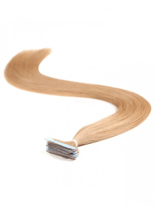 20pcs 50g Strawberry Blonde Straight Tape In Hair Extensions